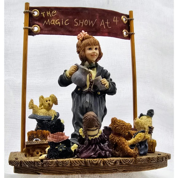 Boyds Yesterdays' Child Amazing Bailey Magic Show 4 3518 1997 Limited Ed - Picture 1 of 7